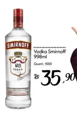Giassi Supermercados Vodka smirnoff oferta