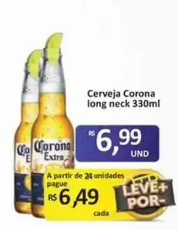 Paulistão Supermercados Cerveja corona long neck oferta