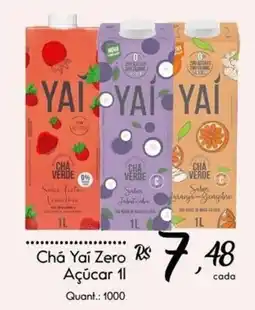Giassi Supermercados Chá Yai Zero Açúcar 1l oferta