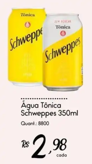 Giassi Supermercados Água Tônica Schweppes oferta