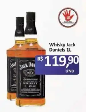 Paulistão Supermercados Whisky jack daniels 1l oferta