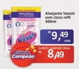 Paulistão Supermercados Alvejante Vanish sem cloro refil oferta