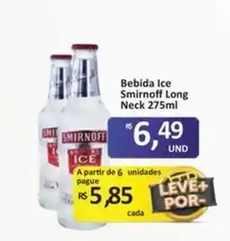 Paulistão Supermercados Bebida Ice Smirnoff Long Neck oferta