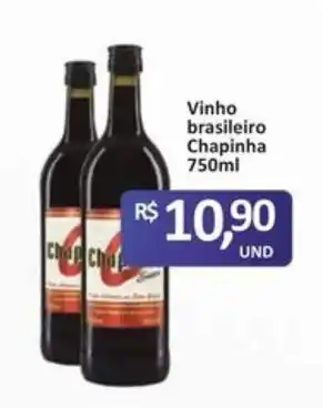 Paulistão Supermercados Vinho brasileiro chapinha oferta