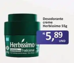 Paulistão Supermercados Desodorante creme herbíssimo tradicional oferta
