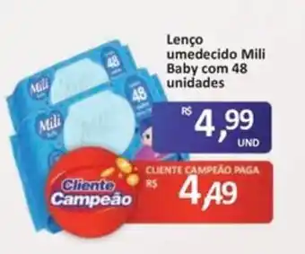 Paulistão Supermercados Lenço umedecido Mili Baby oferta