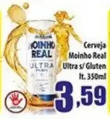 Superbom Supermercados Cerveja Moinho Real Ultra s/ Gluten oferta