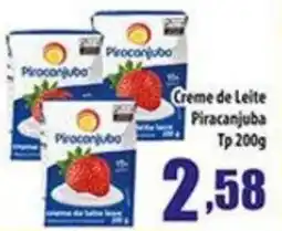 Superbom Supermercados Creme de Leite Piracanjuba oferta