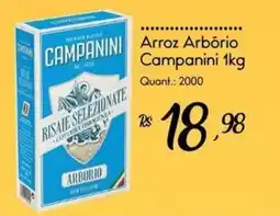 Giassi Supermercados Arroz arbório campanini oferta