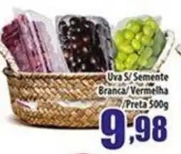 Superbom Supermercados Uva S/ Semente Branca/ Vermelha oferta