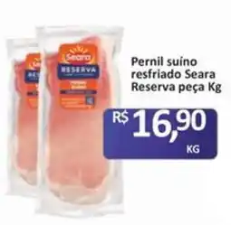 Paulistão Supermercados Pernil suíno resfriado Seara Reserva peça oferta