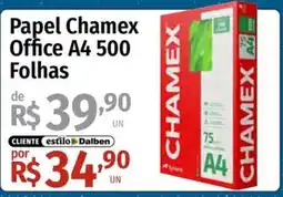 Supermercado Dalben Papel chamex office a4 oferta