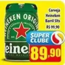 Superbom Supermercados Cerveja Heineken Barril 5lts oferta