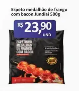 Paulistão Supermercados Espetinho medalhão de frango com bacon oferta