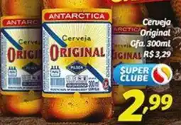 Superbom Supermercados Cerveja original oferta
