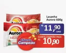 Paulistão Supermercados Lasanha aurora oferta