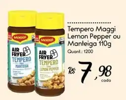 Giassi Supermercados Tempero maggi lemon pepper ou manteiga oferta