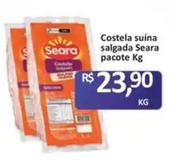 Paulistão Supermercados Costela suína salgada Seara oferta