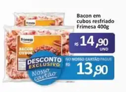 Paulistão Supermercados Bacon em cubos resfriado oferta