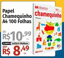 Supermercado Dalben Papel chamequinho a4 branco oferta