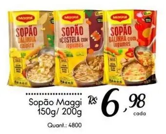 Giassi Supermercados Sopão maggi oferta