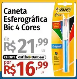 Supermercado Dalben Caneta esferográfica bic 4 cores oferta