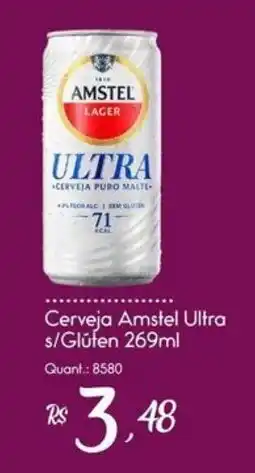 Cerveja Amstel Ultra s/glúten