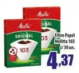 Superbom Supermercados Filtro Papel Melitta 103 oferta