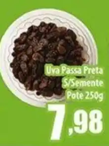 Superbom Supermercados Uva Passa Preta S/Semente oferta