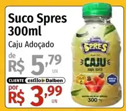 Supermercado Dalben Suco Spres caju adoçado oferta