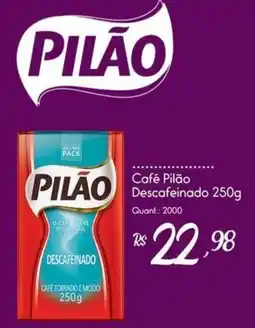 Giassi Supermercados Café pilão descafeinado oferta