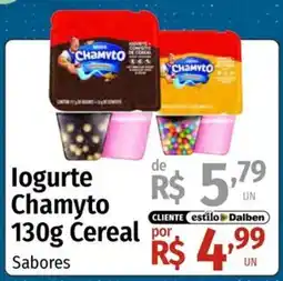 Supermercado Dalben logurte chamyto cereal sabores oferta