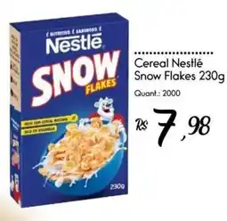 Giassi Supermercados Cereal nestlé snow flakes oferta