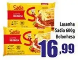 Superbom Supermercados Lasanha Sadia Bolonhesa oferta