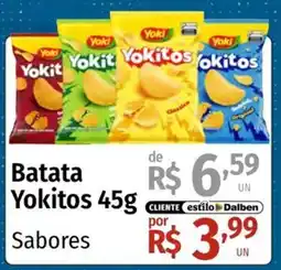 Supermercado Dalben Batata yokitos sabores oferta