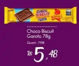 Giassi Supermercados Choco Biscuit Garoto oferta
