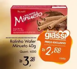 Giassi Supermercados Rolinho wafer minueto oferta