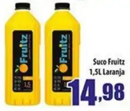 Superbom Supermercados Suco fruitz 1,5L Laranja oferta
