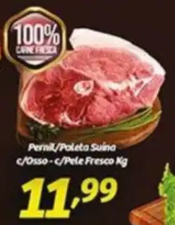 Superbom Supermercados Pernil/Poleta Suína oferta