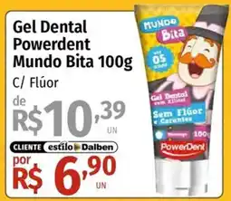 Supermercado Dalben Gel Dental Powerdent Mundo Bitá oferta