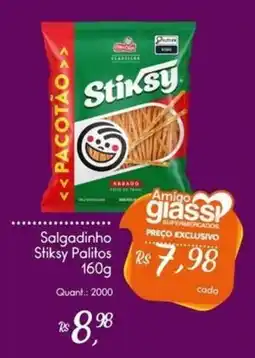 Giassi Supermercados Salgadinho Stiksy Palitos oferta