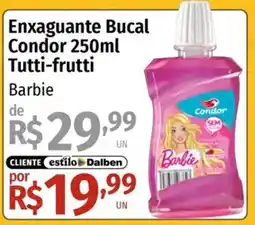 Supermercado Dalben Enxaguante Bucal Condor 250ml Tutti-frutti Barbie oferta