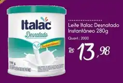 Giassi Supermercados Leite italac desnatado instantâneo oferta