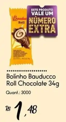Giassi Supermercados Bolinho Bauducco Roll Chocolate oferta