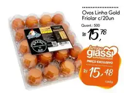 Giassi Supermercados Ovos Linha Gold Friolar oferta