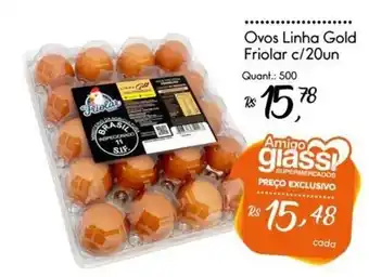 Giassi Supermercados Ovos Linha Gold Friolar oferta