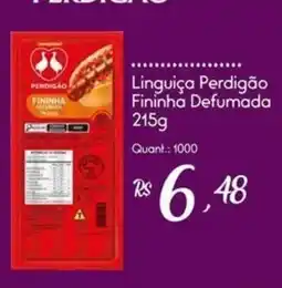 Giassi Supermercados Linguiça Perdigão Fininha Defumada oferta