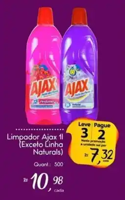 Giassi Supermercados Limpador ajax 1l (exceto linha naturais) oferta