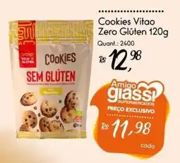 Giassi Supermercados Cookies vitao zero gluten oferta