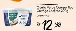 Giassi Supermercados Queijo verde campo tipo cottage lacfree oferta